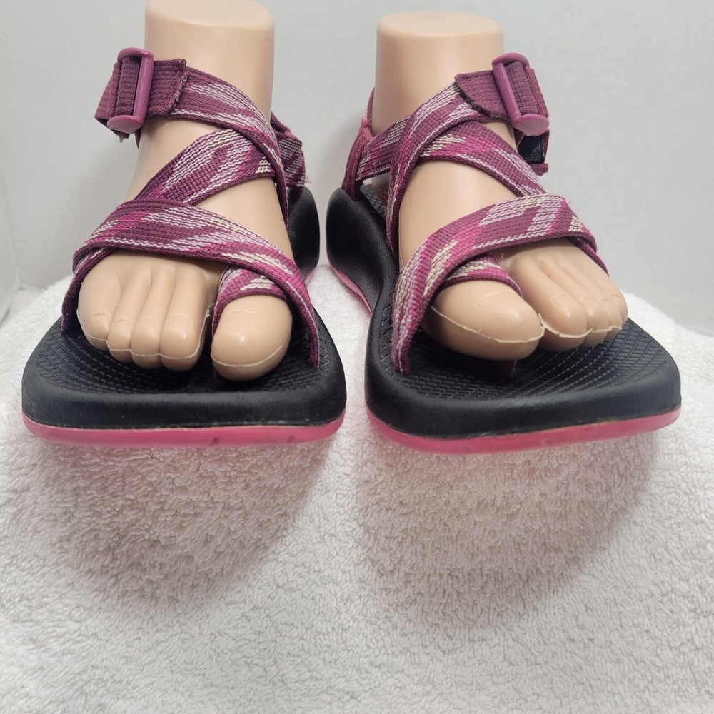 Chacos ZCloud J105018 Womens Size 7 Pink/Purple Hiking Sandal Outdoor Water Shoe - Picture 6 of 11